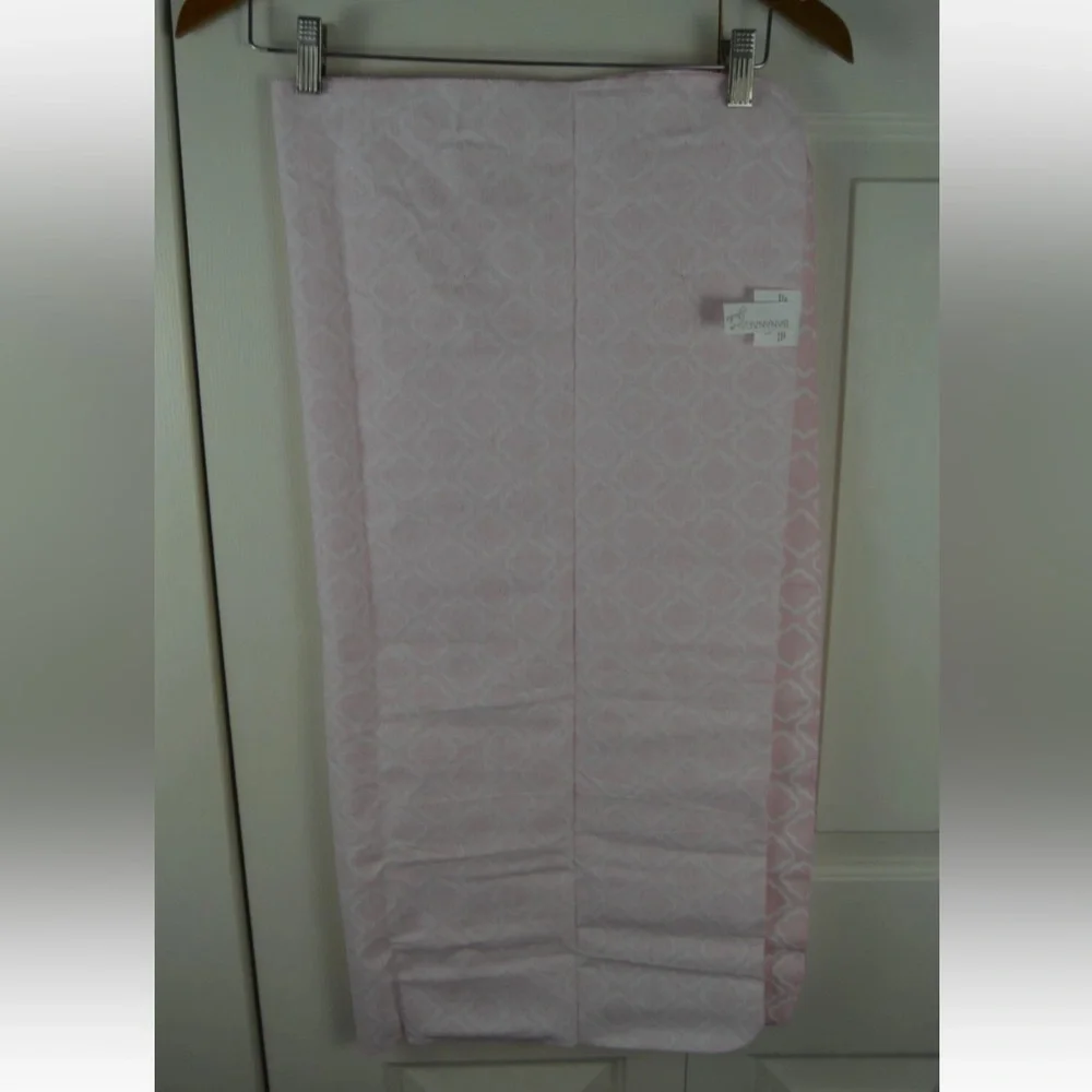 Bananafish Studio Pink White Geometric Print Baby Receiving Blanket Flannel